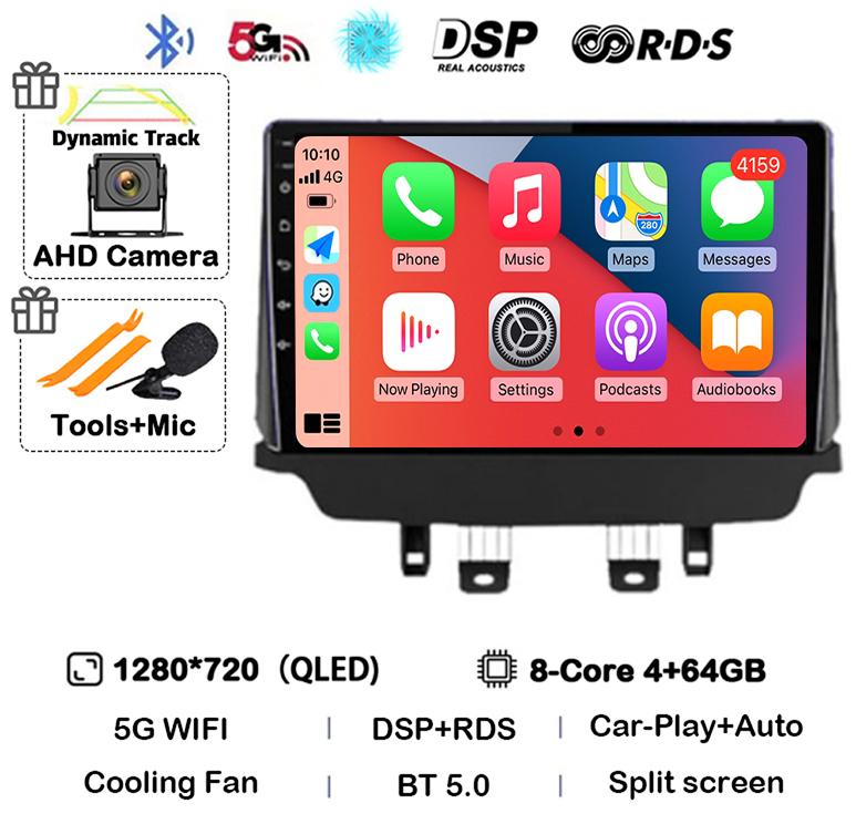 Беспроводной Android 14 Carplay Auto Автомагнитола для Mazda CX-3 CX3 Mazda 2 DK 2014 - 2021 Мультимедийный Видеоплеер GPS Стерео WIFI+4G