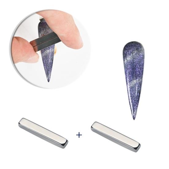 4 шт. магнит для ногтей кошачий глаз, двухголовый магнитный стержень для ногтей, многофункциональный длинный магнит для маникюра своими руками, сильный магнит для ногтей, набор инструментов