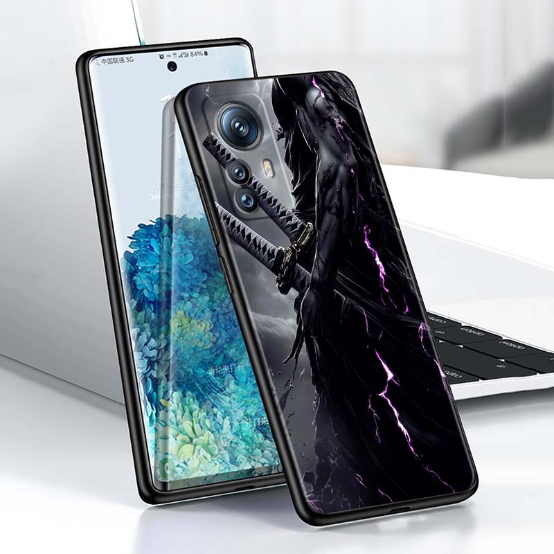 Мечник в древнем стиле Для Xiaomi Mi 15 14 13 13T 12 12T 12S 11 11i 11T Pro Ultra Lite 5G Черный Мягкий Чехол для Телефона