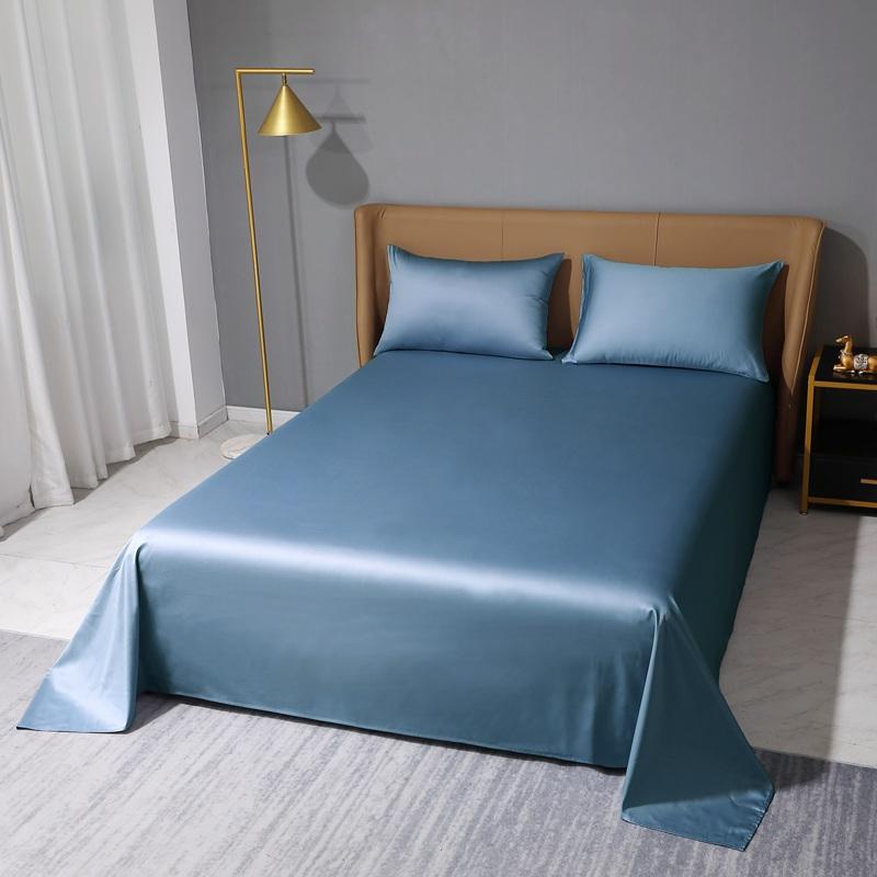 Cotton 3PC 100S Bed Sheet and Pillowcase Set, Bedroom Bedding, Extra Large Double Bed, Fashion Bedding