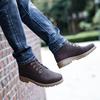 Winter Boots Men Shoes Hot Warm Plus Fur Winter Snow Boots Work Shoes Men Pu Leather Lace-up Ankle  Boots Men Plus Size