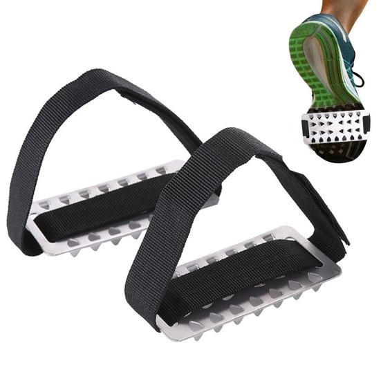 2/4/6 шт. Ледоступы для обуви Кошки с 26 стальными шипами Регулируемая ручка Зимняя ходьба Лед Снег Тяговые накладки Нескользящие Шипы для обуви Ботинок Захваты