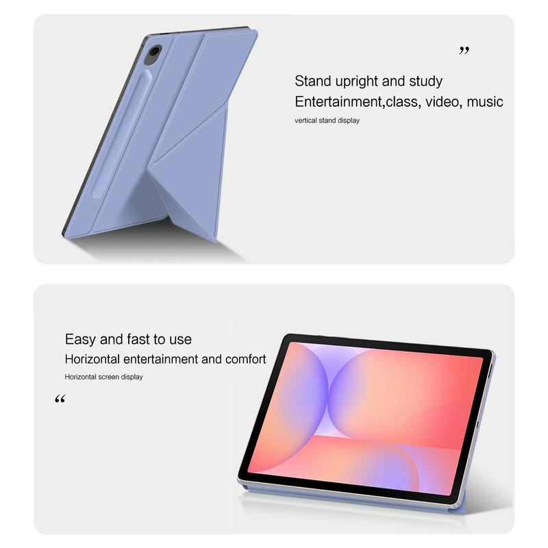 Для Samsung Galaxy Tab S10 Lite 10,9 дюйма S7 S8 Магнитный складной чехол для Tab S9 FE 10,9 11 12,4 дюйма S11 Ultra 14,6" Чехол с держателем для карандаша