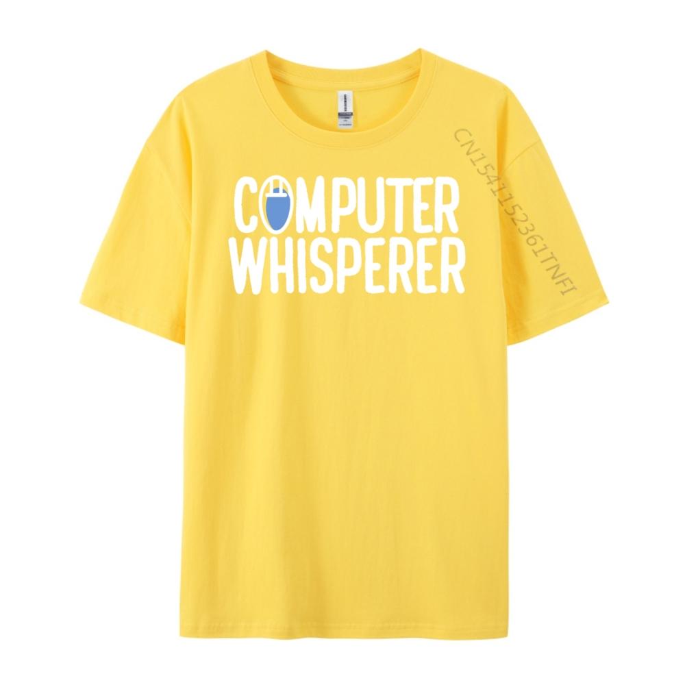 Pc Nerd Techie It Technician Computer Whisperer Blue And White Graphic T Shirts Women Classic Funny Gifts Big Size
