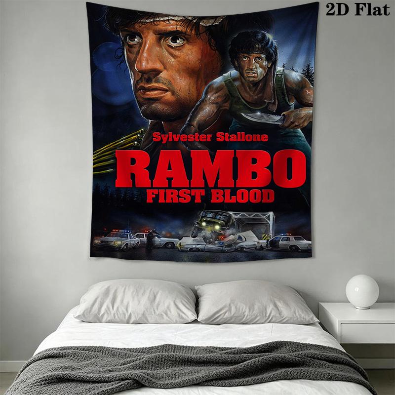 Rambo Last Blood Threepiece Set 1 Duvet Cover 2 Pillowcase Without Core Christmas Birthday Gift Duvet Cover And Pillowcase