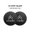 AHL2   Car Coaster Water Cup Bottle Holder Anti-slip Mat Accessories For Citroen C5 C1 C2 C6 C4L DS3 DS4 DS5 C-Elysee Grand Berlingo