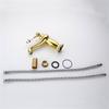 Basin Faucets Modern Faucet Bathroom Faucet Gold Finish Hot & Cold Brass Basin Sink Faucet Single Handle with Ceramic Taps M-16K