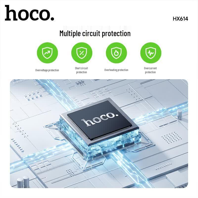 HOCO. HX614 Portable Misting Fan with LED Light