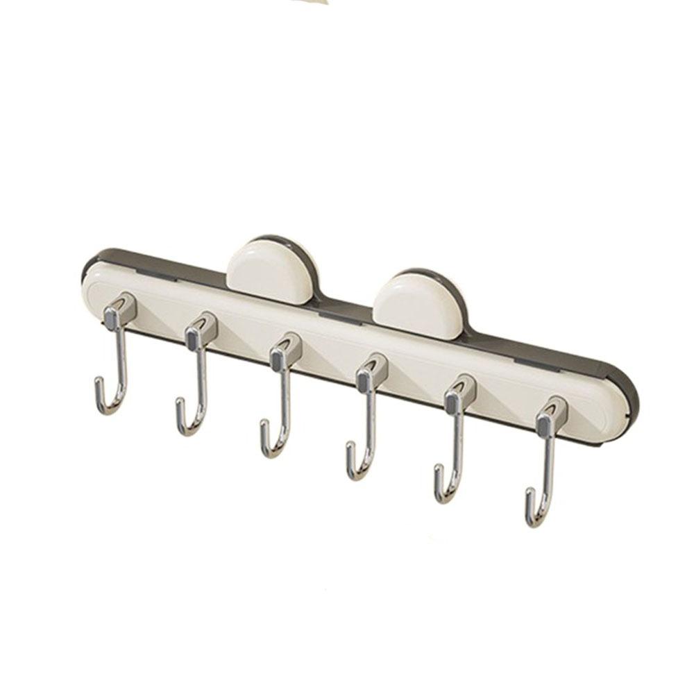 Punch-free Suction Cup Stretch Hook Wall-mounted Expansion Gap Hook Sticky Hook Coat Hanger