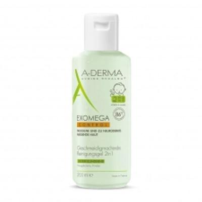 A-DERMA Exomega Control 2-в-1 Очищающий гель 200 мл