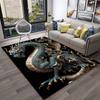 3D китайский дракон миф искусство мультяшный ковер для дома гостиная спальня диван коврик декор, детский игровой коврик нескользящий напольный коврик