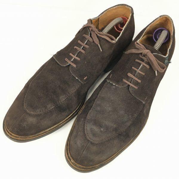 Paraboot CHAMBORD Suede U-Tip Shoes Brown Size 12R Men's(USED)