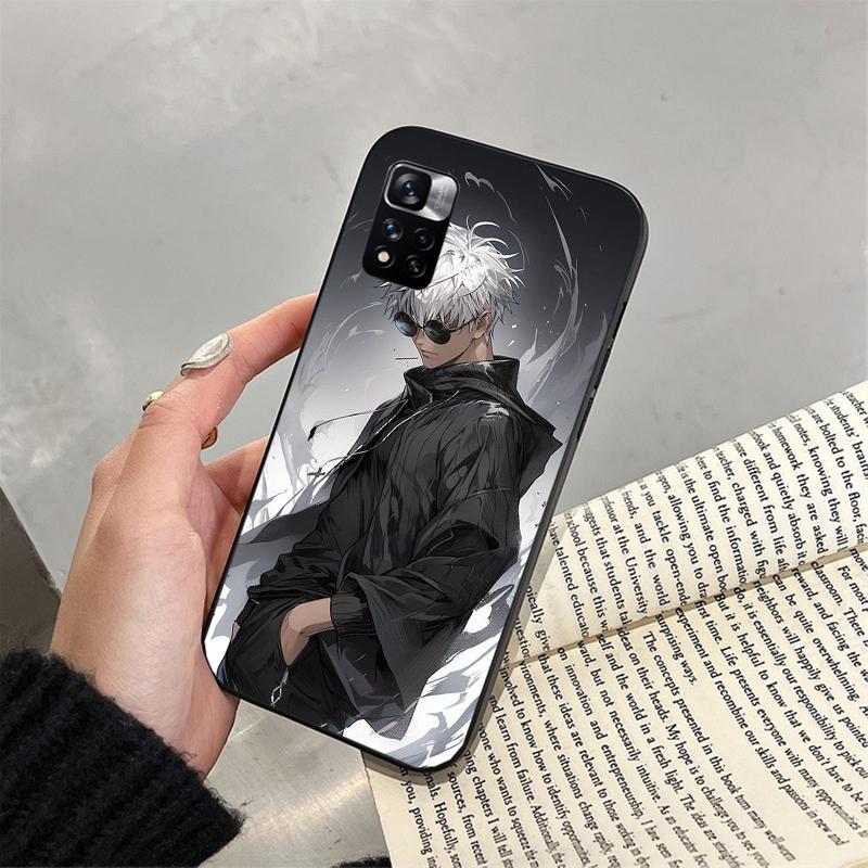 Чехол для телефона Jujutsu Kaisen Сатору Годжо для Xiaomi Redmi note 13 12 Pro 11S 11 10 Pro 10S 12S Redmi 10 9C 13C