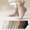 Women's Spring and Autumn Thin Style All Purpose Cotton Breathable Deodorizing Sweat Absorbing Anti Pilling Tube Socks