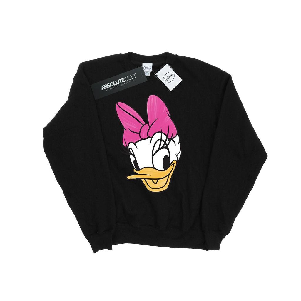 Disney Womens/Ladies Daisy Duck Head Painted Sweatshirt