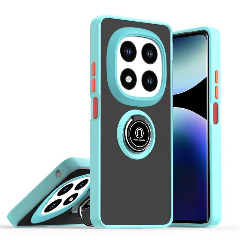 Чехол Armor Matte Magnetic для Xiaomi Redmi Note 14 13 8 Pro Plus 12 Turbo 10 8T 5G Ring Holder Phone Cases Redmi 14C 13C Cover