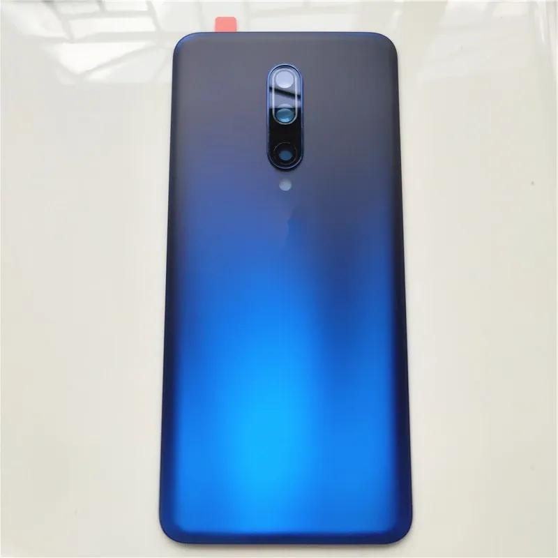 back cover For Oneplus 7 Pro 7pro Glass Back backshell Cover Rear Housing Panel Case Replacement With Camera Lens Adhesive