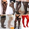 Women Lace Stockings Thin Plus Size Sheer Stockings XXXL
