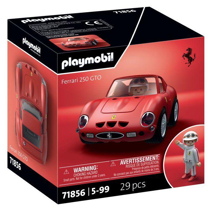 PLAYMOBIL 71856 Ferrari 250 GTO, Playmobil voiture Icon Cars, Classic Cars, 29 pièces, Kidulte, Dès 14 ans