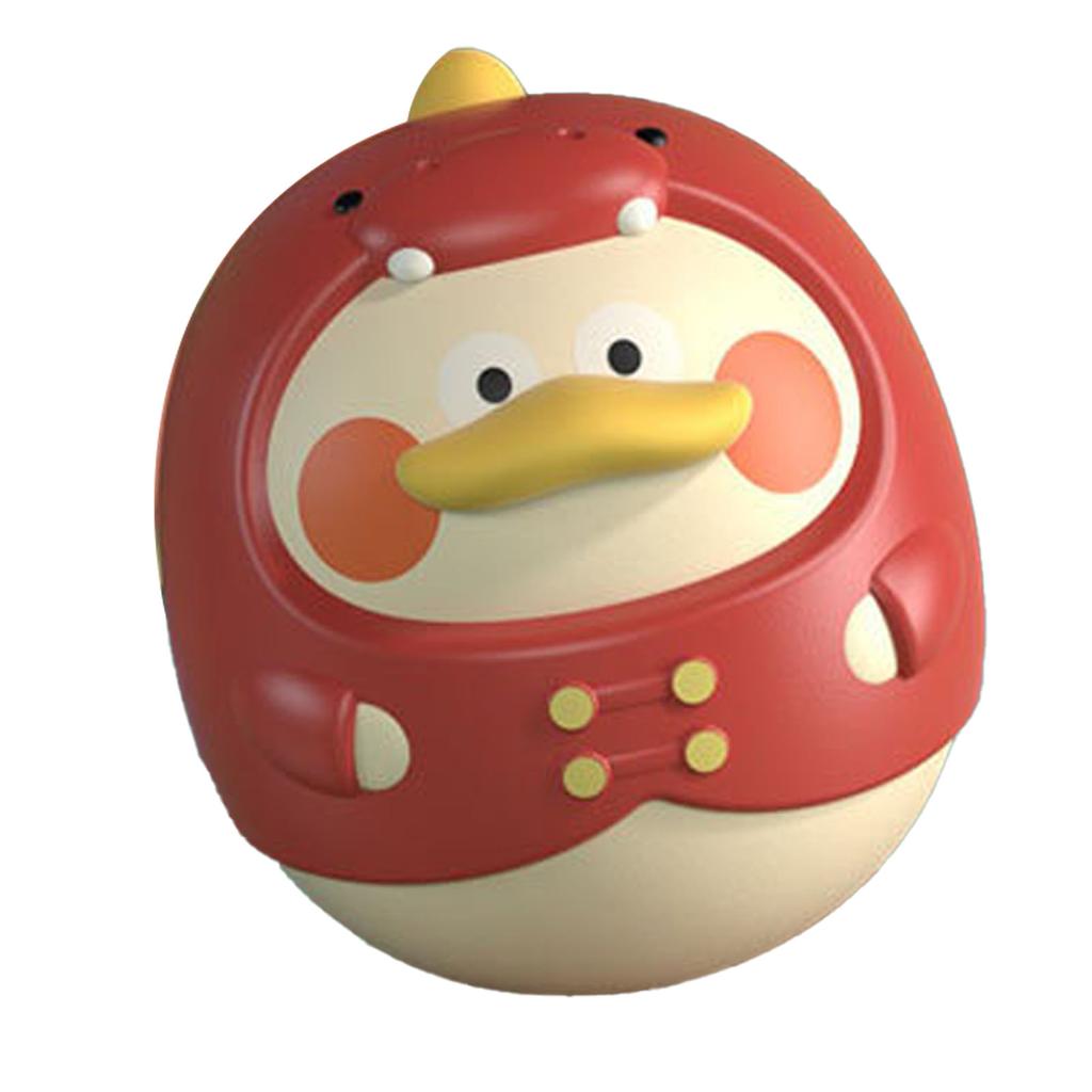 Baby Wobbler Toy Duck Tummy Time Wobbler Animal Shaped Large Swaying Early Educational Toy for