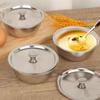 1Pcs Soup Bowl Rice Bow 304 Stainless Steel Children Bow Small Steamed Egg Bowl