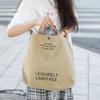 Large-Capacity Casual Simple Shopping Bag Japanese Simple Student Class Messenger Bag Handbag Canvas Shoulder Bag Women