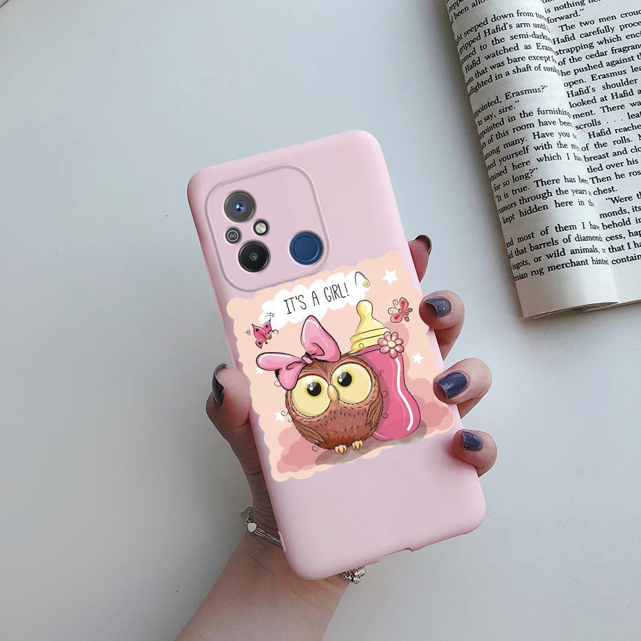 For Xiaomi Redmi 12C Case Cute Love Heart Phone Case Bumper Back Shockproof Soft TPU Cover For Redmi 12C 12 C Case Fundas 6.71''