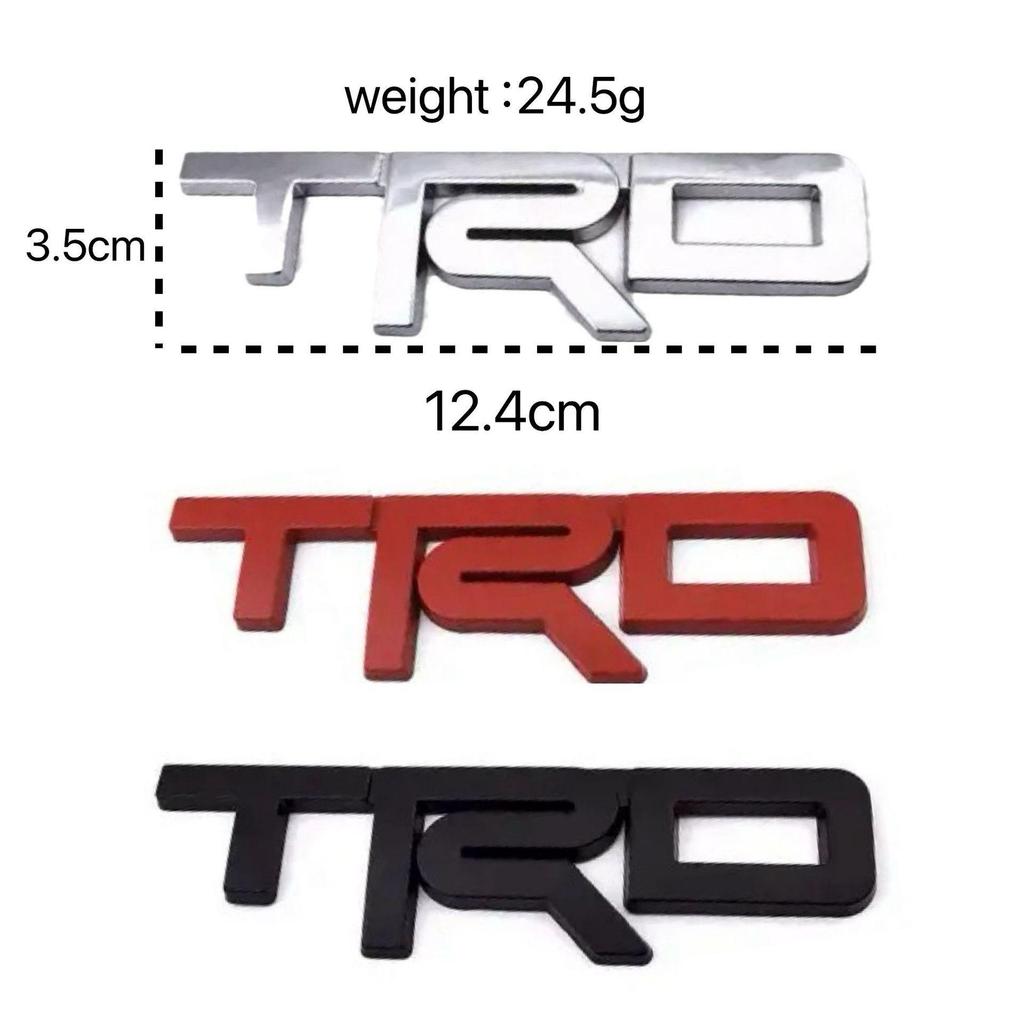 Compatible with Toyota Reiz, Camry, TRD, and Avalon car stickers, emoticons, and metal emblems.
