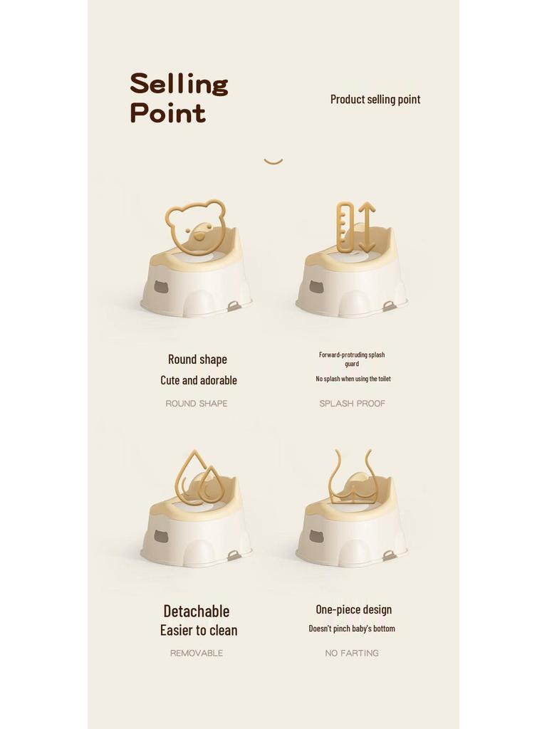 Детское увеличенное сиденье для горшка: Утолщенный писсуар для младенцев, малышей, мальчиков и девочек.