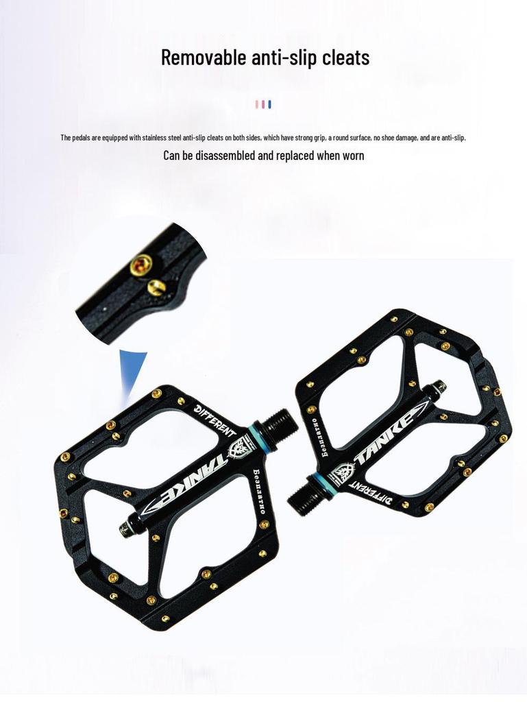 CNC Aluminum Mountain Bike Pedals – Colorful, Durable Off-Road Accessories