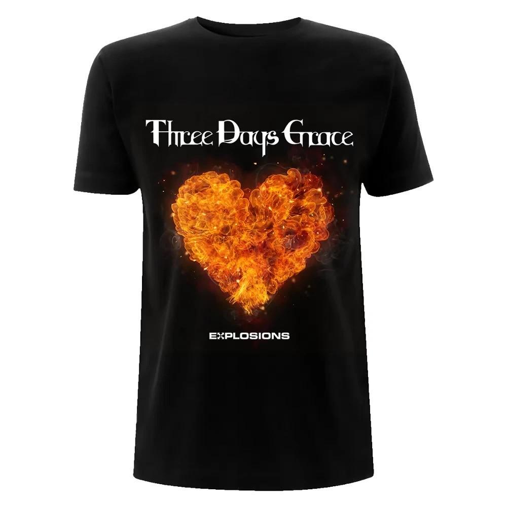 Винтажная хлопковая футболка Three Days Grace для фаната, унисекс, HT066, футболка унисекс