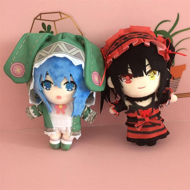 DATE A LIVE Плюшевая кукла Имакава Ёсино Токисаки Куруми Милая мягкая набивная подушка Подарок 20 см