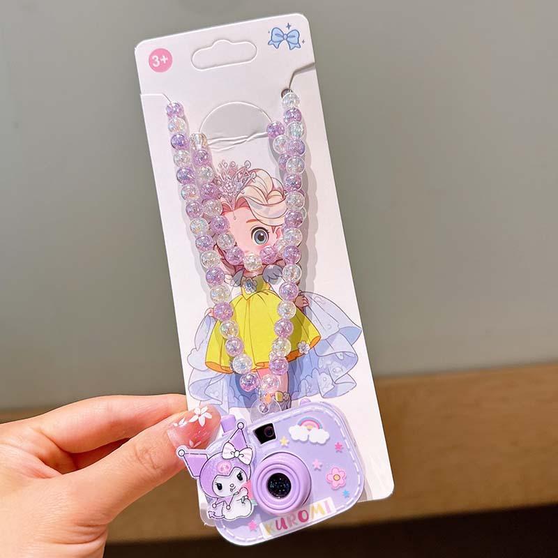 Ожерелье с проекционной камерой, Детское и студенческое ожерелье из бусин, Милый и забавный маленький подарок для малышей, Цепочка на шею