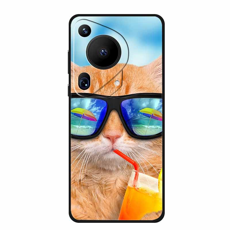 For Huawei Pura 70 Ultra Case 70Ultra Black Silicone Soft Back Cover Case For Huawei Pura 70 Ultra Phone Case Cover Pura70 Ultra