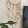Ловец снов Гобелен Бохо Макраме Хлопок Тканый Ручной Работы Богемное Искусство с Кисточками Ремесло Орнамент Для Спальни Гостиной Квартиры Детской
