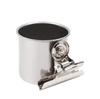 Stainless Steel Bird Feeder with Clip - Parrot Food Water Bowl Cage Accessories for Cockatiel Budgie Pet Birds