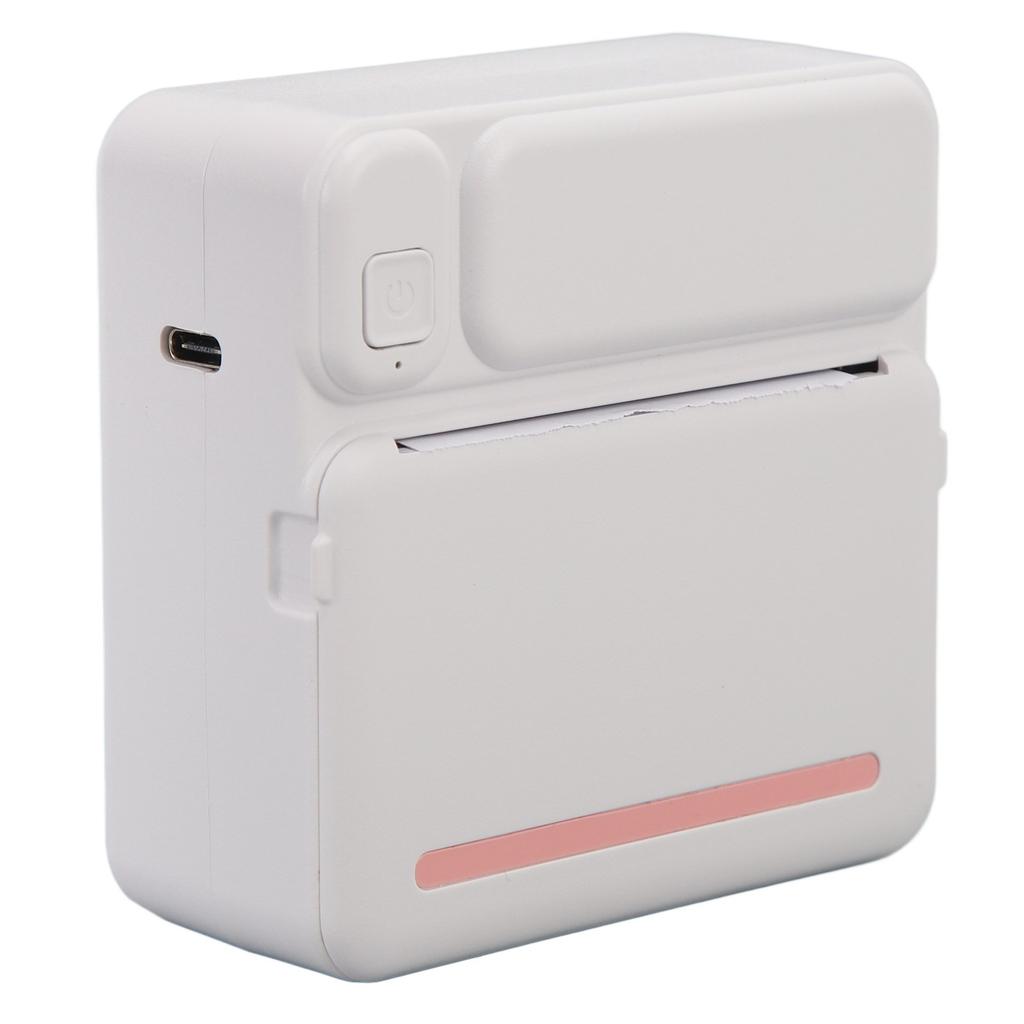 Принтер для наклеек Термопринтер Портативный Бесчернильный Принтер для телефона с приложением для детей Учебные заметки Фотографии Чеки