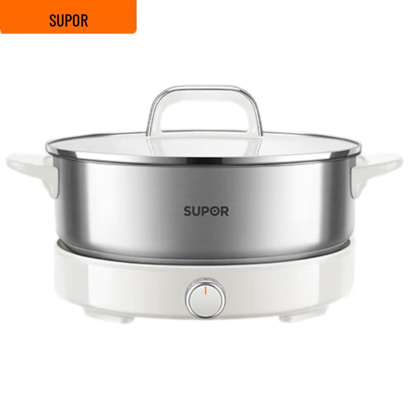 Supor 4L Multi-functional Split Electric Hot Pot Cooker CN plug (adapter included)