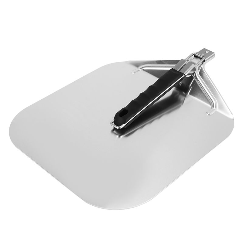 A67P-Folding Aluminum Pizza Peel For Pizza Stone,Professional Home Use Pizza Shovel For Baking Pizza And Cake On Oven Grill 1