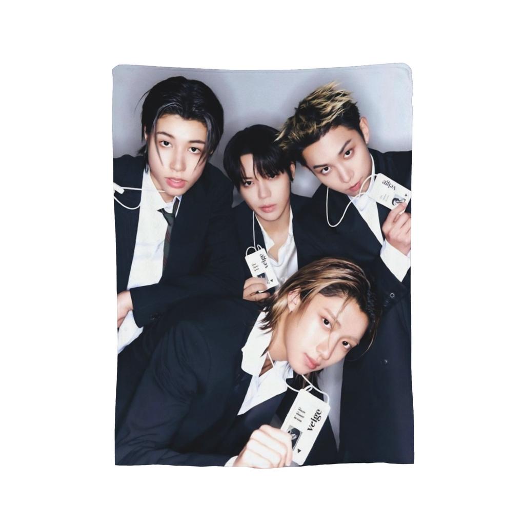 Kpop Group Lngshot  Printed Blanket For Men Women Ultra Soft  Throw Blankets for Bed 50x60 Inches Multi-size