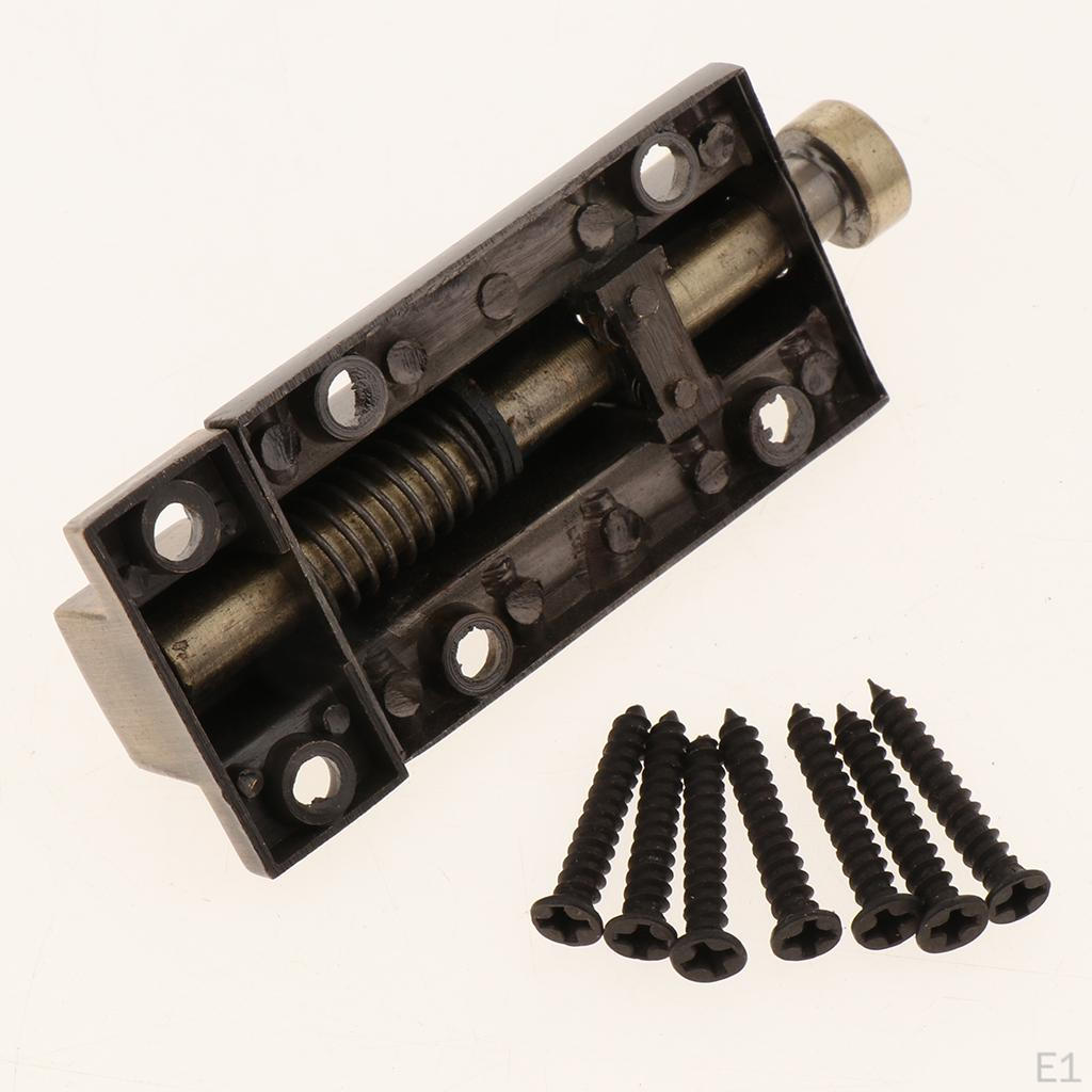 Slide Latching Bolt Gate Latches Safety Door Lock Brushed Finished