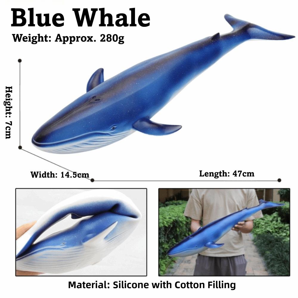 Large Size Ocean Animals Action Figures Great White Shark Model Ocean Animal Simulation