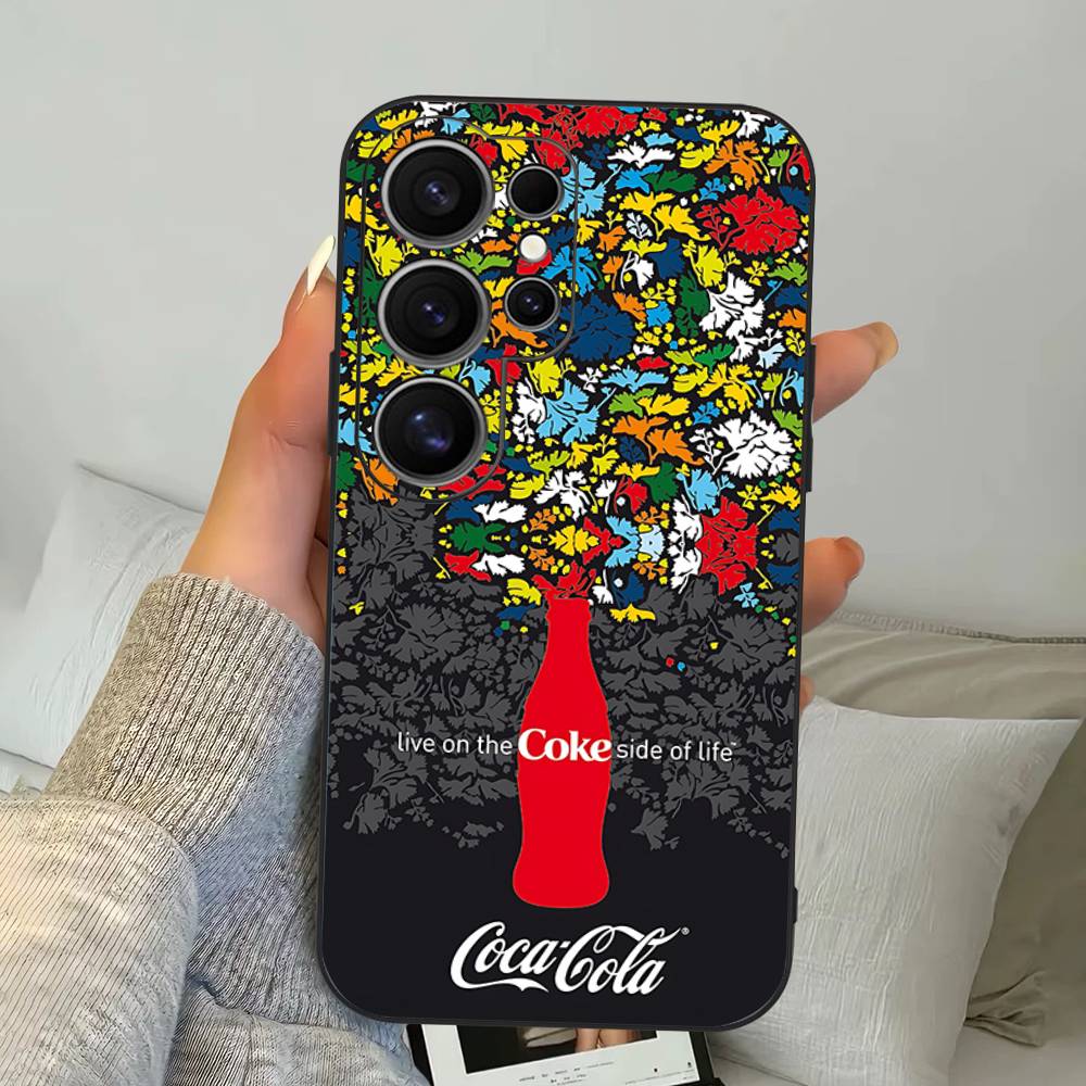 Чехол для телефона Hot C-Coca Drinks C-Cola для Samsung S 24 Fe 25 Ultra Plus 20 Lite 21 30 22 23 24 22 Ultra 5G Fundas