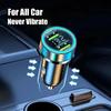 Premium 3.1A Dual USB Car Charger with Voltage Display - Fastest Charging for All Phones