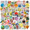 Graffiti Stickers 100 Color Mixed-match American Waterproof Skateboard Suitcase Notebook