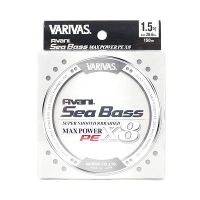 Varivas Линия PE Seabass Max Power X8 Silver 150 м PE 1,5 28,6 фунта (5776)