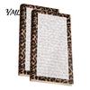 Leopard Print Memo Pads 2PCS Magnetic Sticky Notepad, Retro Style with Decorative Notes Strong Backing, Planner for Shopping Lists And Office