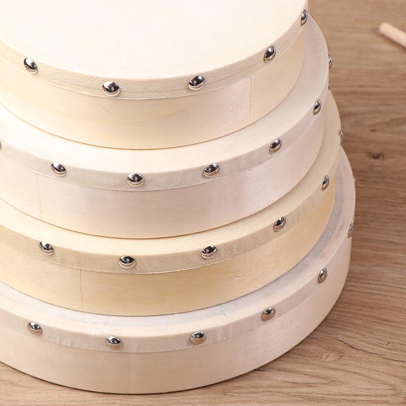 Рамочные барабаны 4/6/7/8/9/10 дюймов ручной барабан деревянный барабан с барабанными палочками набор музыкальная игра детская развивающая игрушка ударный инструмент