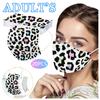 Трехслойная одноразовая пыленепроницаемая защитная маска с леопардовым принтом для взрослых
