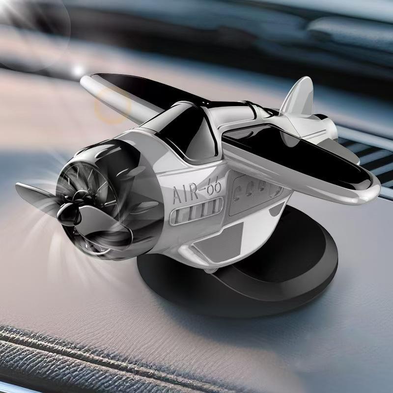 360° Автомобильные Солнечные Украшения Самолетики Центр Автомобиля Питание Самолет Декор Салона Украшения Аксессуары Консоль Автомобиля A5t3